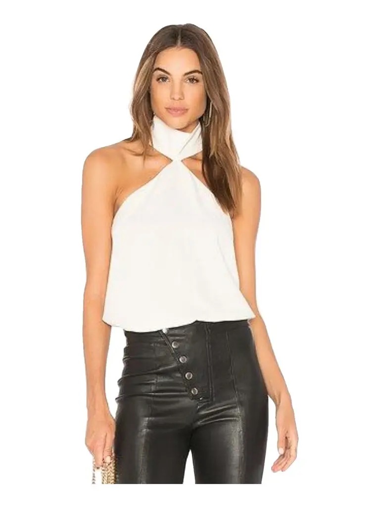 Amanda Uprichard Halter High Neck Top Size S